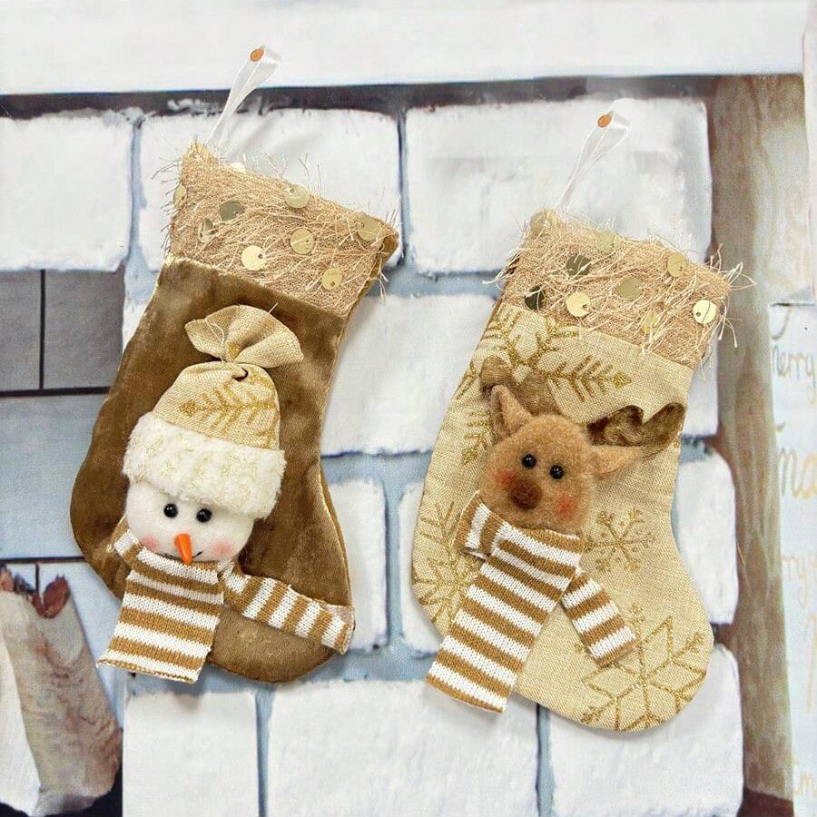 ถุงเท้าตกแต่งคริสต์มาส 3 ชิ้น, - Christmas Stocking Hanging บทวิจารณ์และราคา