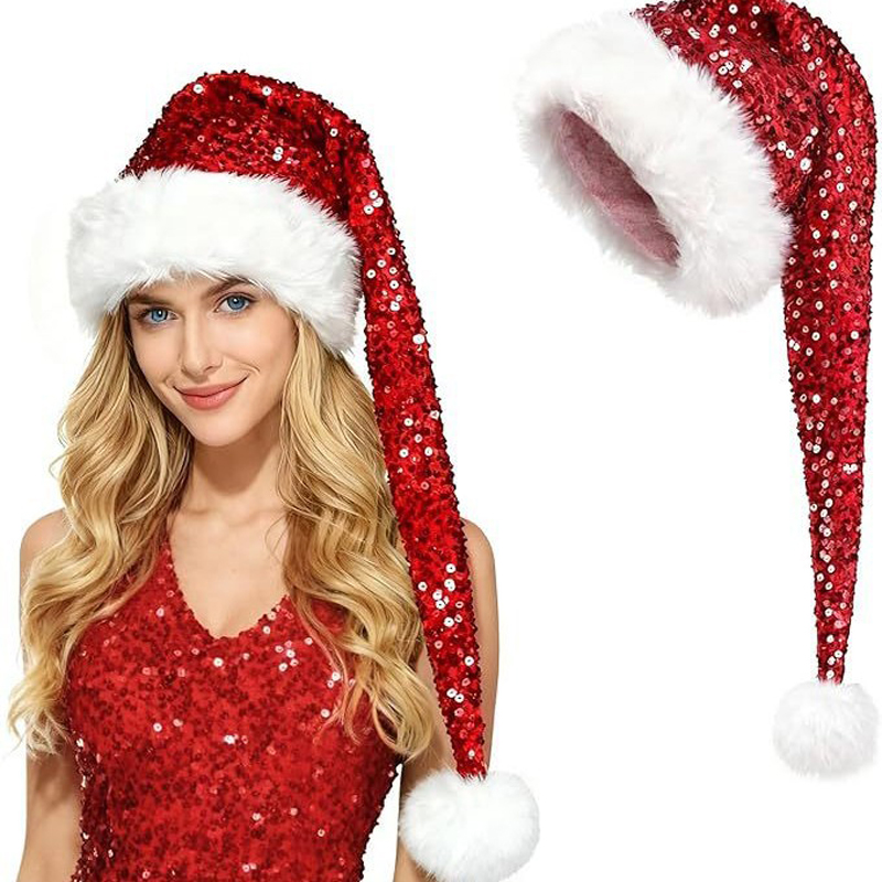 หมวกคริสต์มาสแบบยูนิเซ็กส์ประด - Santa Hat Plush บทวิจารณ์และราคา