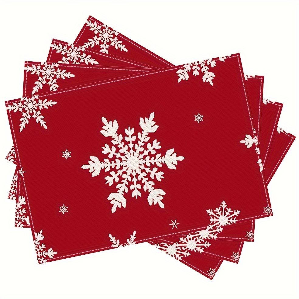 แผ่นรองจานผ้าลินินลายต้นคริสต์ - Christmas Table Runner บทวิจารณ์และราคา