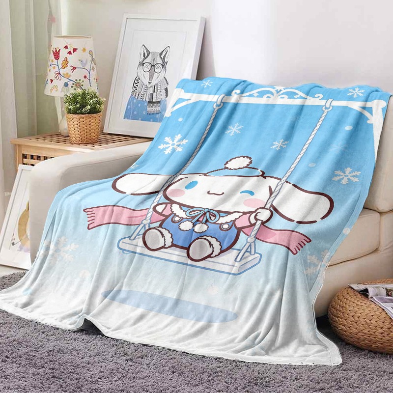 ผ้าห่มซานริโอ ซินนามอโรล ผ้าห่ - Christmas Throw Blanket บทวิจารณ์และราคา