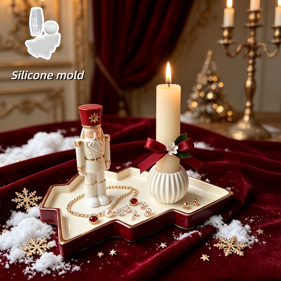 แม่พิมพ์ซิลิโคนรูปทรงกลมรูปทหา - Nutcracker Figurine บทวิจารณ์และราคา