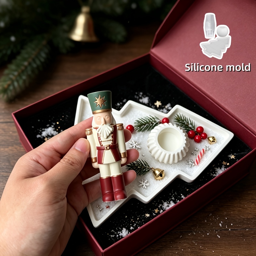 แม่พิมพ์ซิลิโคนรูปทรงกลมรูปทหา - Nutcracker Figurine บทวิจารณ์และราคา