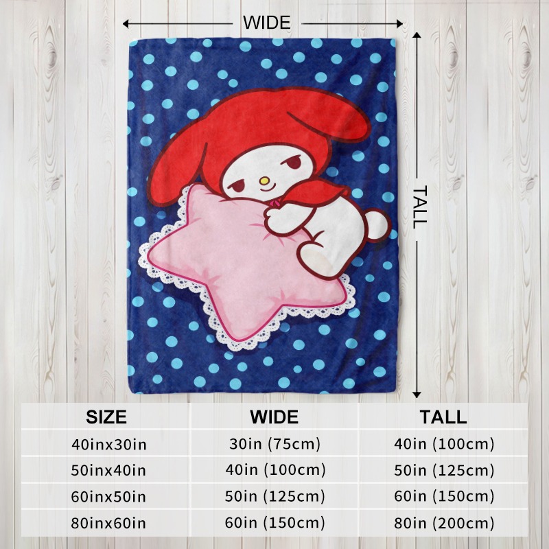 ผ้าห่มซานริโอ้ลายมายเมโลดี้พร้ - Christmas Throw Blanket บทวิจารณ์และราคา