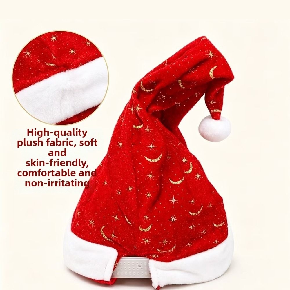 หมวกซานต้าคริสต์มาสไฟฟ้าแกว่งไ - Santa Hat Plush บทวิจารณ์และราคา