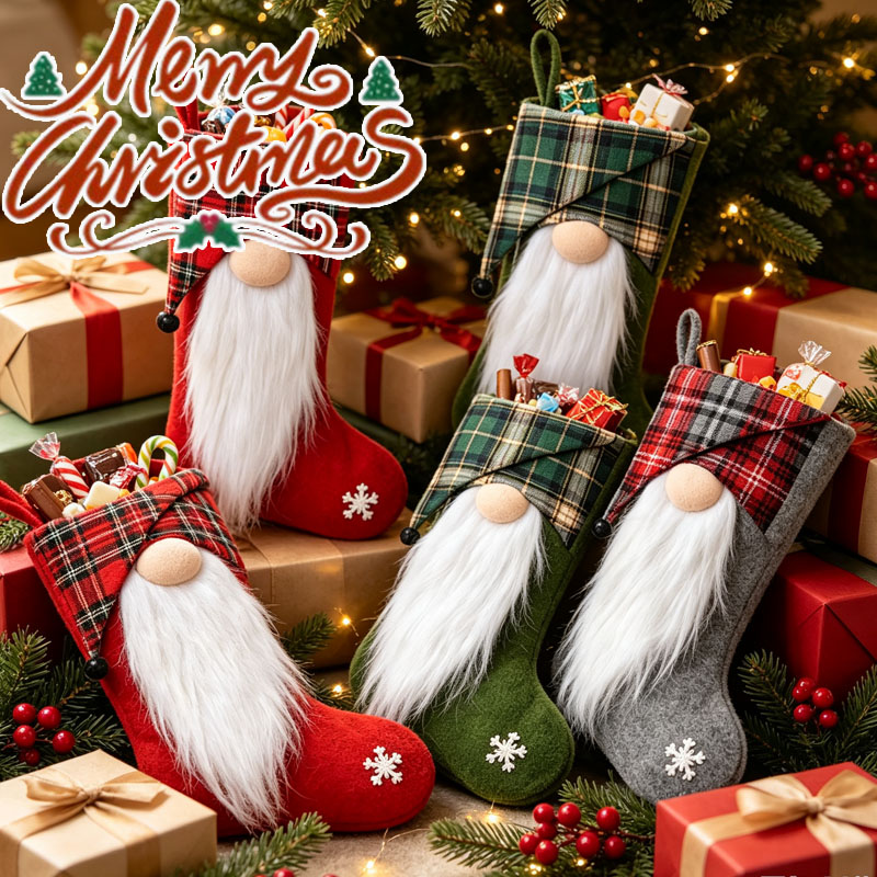 ถุงของขวัญคริสต์มาสสำหรับเด็ก  - Christmas Stocking Hanging บทวิจารณ์และราคา